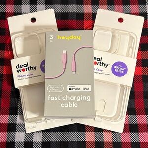 IPhone SET- Cases+Charger